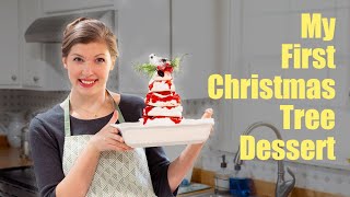 Show-Stopper Dessert - Pavlova Christmas Tree!