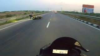 Crash in Mawa || R15 V3 Crash in 135 || Deadly Accident in Mawagp