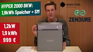 Zendure Hyper 2000 - Balkonkraftwerk mit Speicher und Smart-Meter