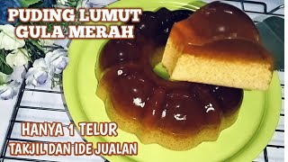 PUDING LUMUT GULA MERAH ENAK, TAKJIL PUASA DAN IDE JUALAN HANYA 1 TELUR