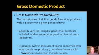 NEIU ECON Lecture Series 28 (Part 1): GDP