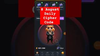 8 august hamster daily cipher code | today's  hamster Kombat daily morse code 8 august