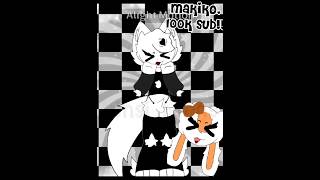 I'm happy for Makiko, she has 100k Subscribers #animation #makiko_fox#Linsi_bunny@Makiko_Fox