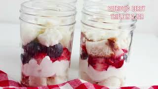 Easy Berry Trifle in a Jar