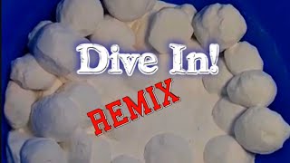 ASMR | Pure White Baking Soda | REMIX | Dive In! #shorts