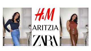 H&M, ARITZIA, ZARA HAUL | WHAT I BOUGHT!!