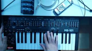 Behringer MS-101 Black / Techno Melodic Sequence B (HQ Audio) + Ensoniq DP4