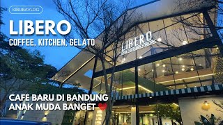 Baru lagi di Bandung, Libero (Coffee, Kitchen, & Gelato). Cafe yang anak muda banget ☕️🧋🍎