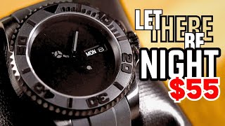 INSANE BLACKED OUT Rolex Yacht Master Homage by Dwayne Campbell Watch Review - Automatic & Sapphire