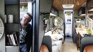 Van Conversion w/ 5 Belted Seats, DOUBLE BUNK BEDS, Separate Bathroom & AWESOME HIDDEN DOOR DESIGN 🚐