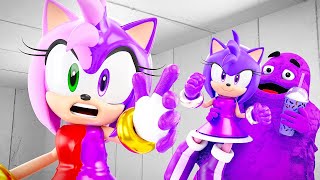 Amy Rose - Grimace Transformation!(Garten of Banban 5 Animation!)