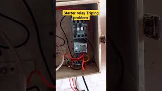 starter contactor tripping problem