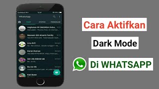 Cara mengaktifkan dark mode di whatsapp