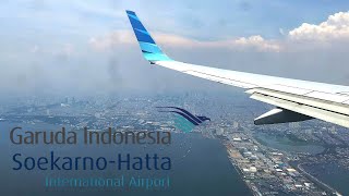 Garuda Indonesia Boeing 737-800 Landing - Soekarno-Hatta Airport