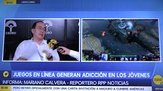 Adicción a juegos en línea - Milton Rojas en RPP TV