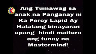 MASTERMIND SA PAGPATAY KAY KA PERCY LAPID  BINAYARAN ANG CALLER UPANG LITUHIN ANG TAONG BAYAN!