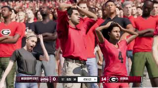 2024 Week 7 - Mississippi State at 1 Georgia in 4k