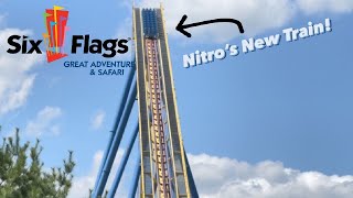 Nitro’s New Train + Jersey Devil Coaster is Running Really Fast at Six Flags Great Adventure!