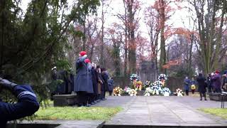 German Memorial Day at Weissensee Jewish Cemetery German soldiers honouring Jewish Soldiers from WWI