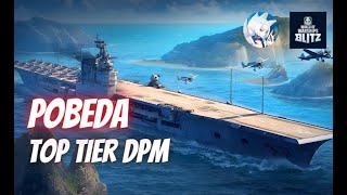 Pobeda Striking Hard in World of Warships Blitz (wows blitz)