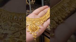 Latest gold necklace design 😚#goldaccessories #youtubeshorts #shortvideo #shortsyoutube