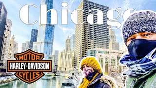 Conocimos los modelos 2021 Harley Davidson en Chicago en medio del Friazo!!