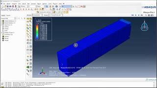 شبیه‌سازی تیر بتن مسلح شده با میلگرد، خاموت و الیاف FRP در ABAQUS