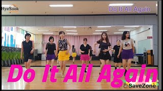 Do It All Again Line Dance ㅣ두 잇 올 어게인 라인댄스ㅣ Improver 수업용 -  부천 상동 세이브존