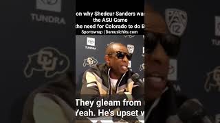 Coach Prime on why Shedeur Sanders was upset During the ASU Game #sportswrap #coachprime #football