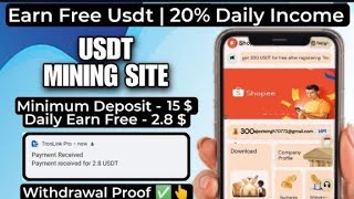 New USDT Mining Website | Free Usdt Mining Site | New TRX Mining Platform | New Usdt Grabbing Site