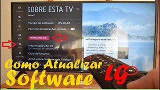 COMO ATUALIZAR SOFTWARE DA TV LG.[EP89]