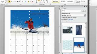 How to make a Calendar using Microsoft word 2010