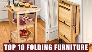 SPACE SAVING FOLDING FURNITURE | WATCH OUT