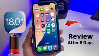 iOS 18.0.1 Full Review After 8 Days - iOS 18.0.1 Performance, Battery Life, Heating issue