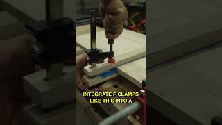 F Clamps with Strut Channel Cauls #woodworking #diy #glueup