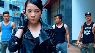 流氓當街調戲女美，怎料美女竟是功夫高手，吊打他們🥇 Chinese film | 功夫 | Kung Fu