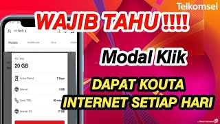 Jangan Sampai Ketinggalan 🔥🔥🔥 CARA KLAIM KOUTA INTERNET KARTU TELKOMSEL SETIAP HARI