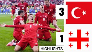 🔴 Turkey vs Georgia (3-1) HighLights : all goals. Arda Guler goal and other goals