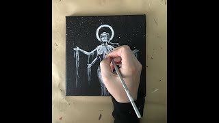 Lord of The Lost - Antagony | Acrylic Painting Time lapse video | Speed painting