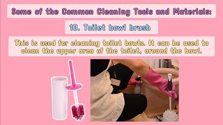 💟 (TLE/HELE) What are the Examples of Cleaning Tools and Materials for Household Chores?