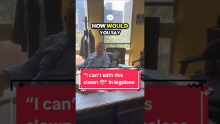 ￼How to say “I can’t with this clown 🤡” in legalese? 🤔 #legalese #icantwiththisclown #attorney