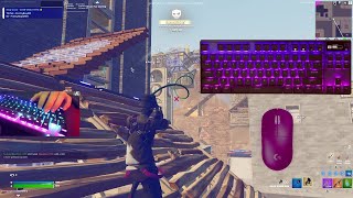 SteelSeries Apex Pro TKL 😴 Satisfying ASMR Chill 😍 Smooth Fortnite Tilted Towers Gameplay 360FPS🏆