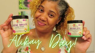 Alikay Day | Using my Stash.. Some Old & Some New | Alikay Naturals Review | Wash & Go