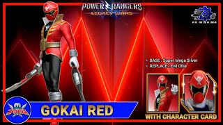 Marvelous - GokaiRed mod Gameplay with Character Card | Power Rangers Legacy Wars