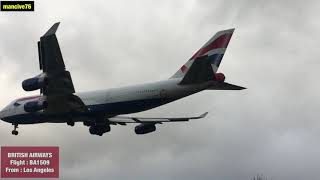 Heathrow Live Landind From London Spotting bussiest Airport In The World