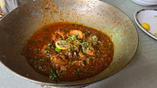 Street food chicken karhai full desi style enjoy