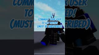 Comment Your Username+Subscribe=Yeeted! #roblox #fyp