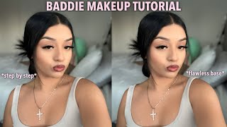 BADDIE MAKEUP ROUTINE | *easy af*