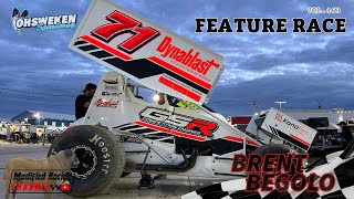 A main feature onboard with Brent Begolo at Ohsweken Speedway #MBR71#ohswekenspeedway