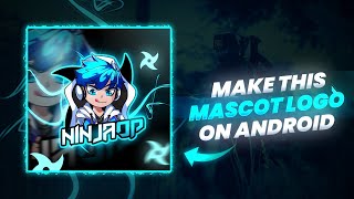 😍How To Make Mascot Logo On Android | How To Make Gaming Logo On Mobile Photoshop